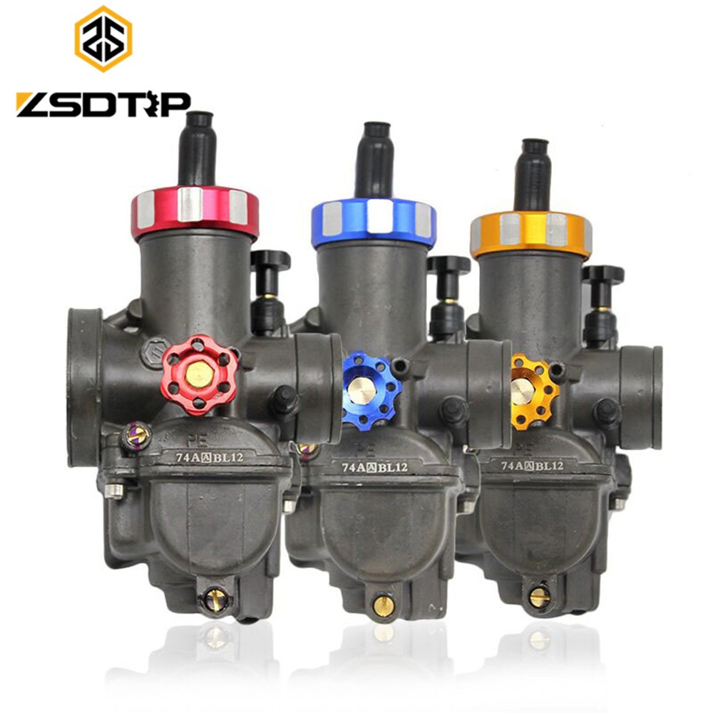 Free Shipping ZSDTRP Super Gray color Racing Carburetor PE28 PE30 28mm Fit motorbike Scooter Dirt Bike