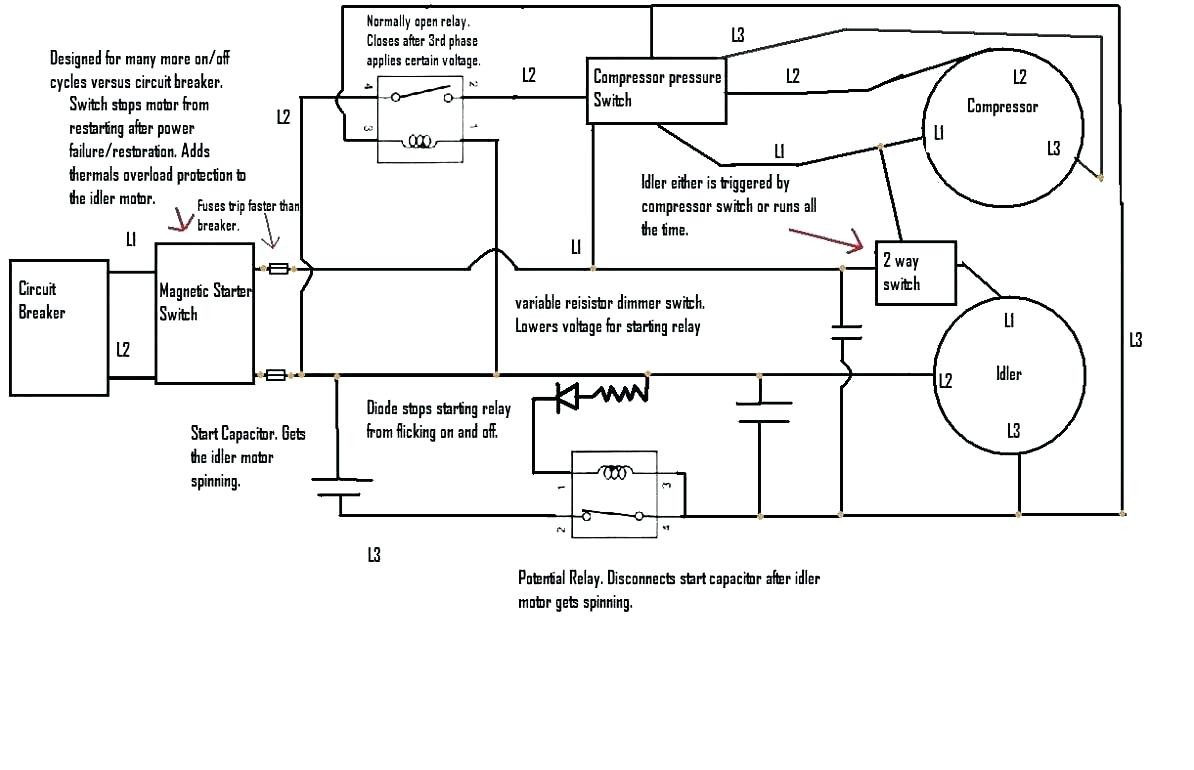 Full Size of Single Phase Motor Wiring Diagram With Capacitor Start Pdf Unique For pressor Great