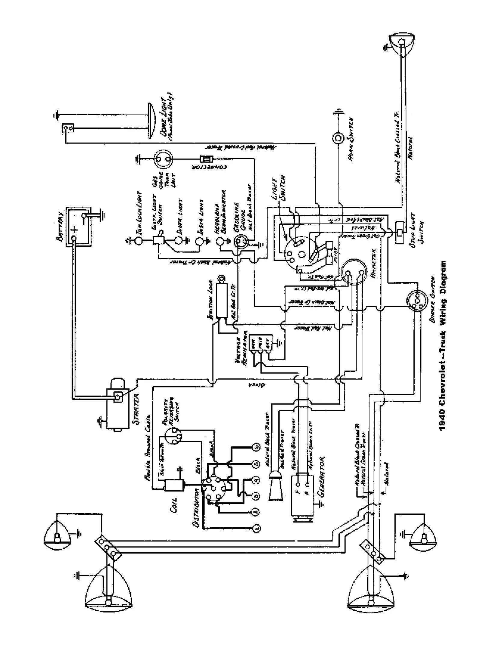 1940 Truck Wiring