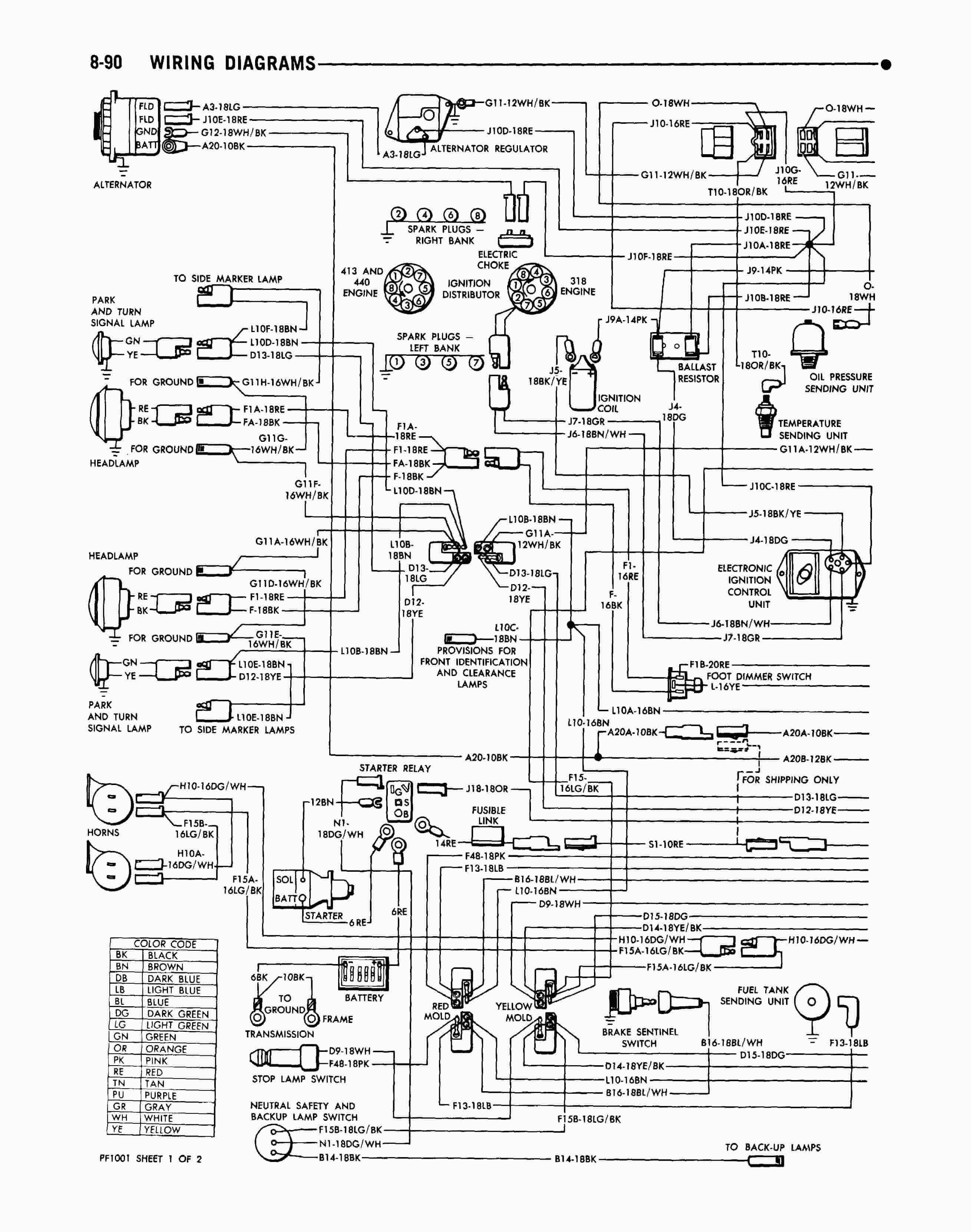 Dave S Place 73 Dodge Class A Chassis Wiring Diagram Simple Winnebago