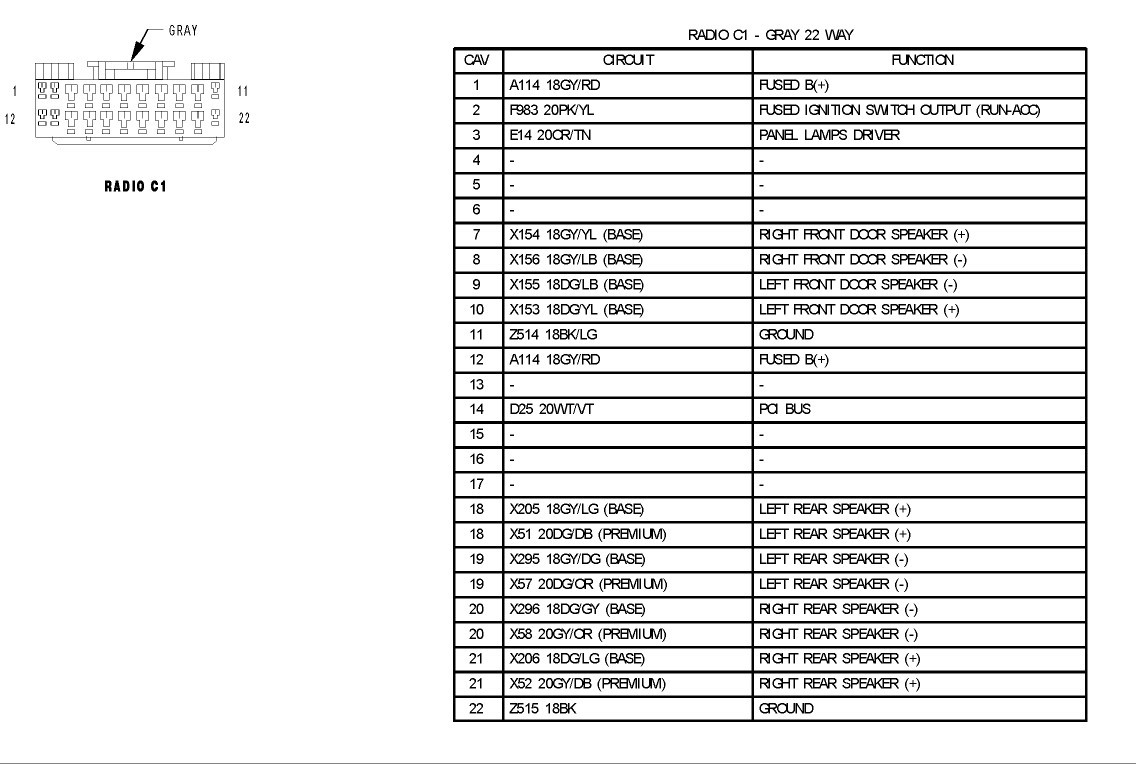 Ford Contour Stereo Wiring Diagram - Wiring Diagram