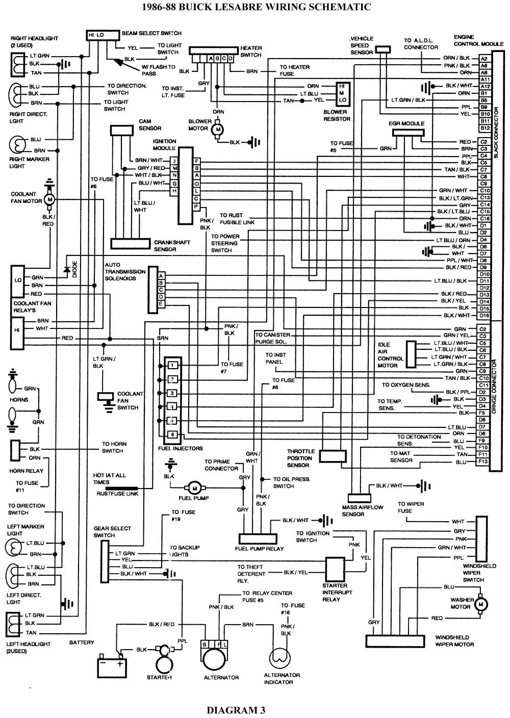 Pontiac Bonneville Wiring Diagram