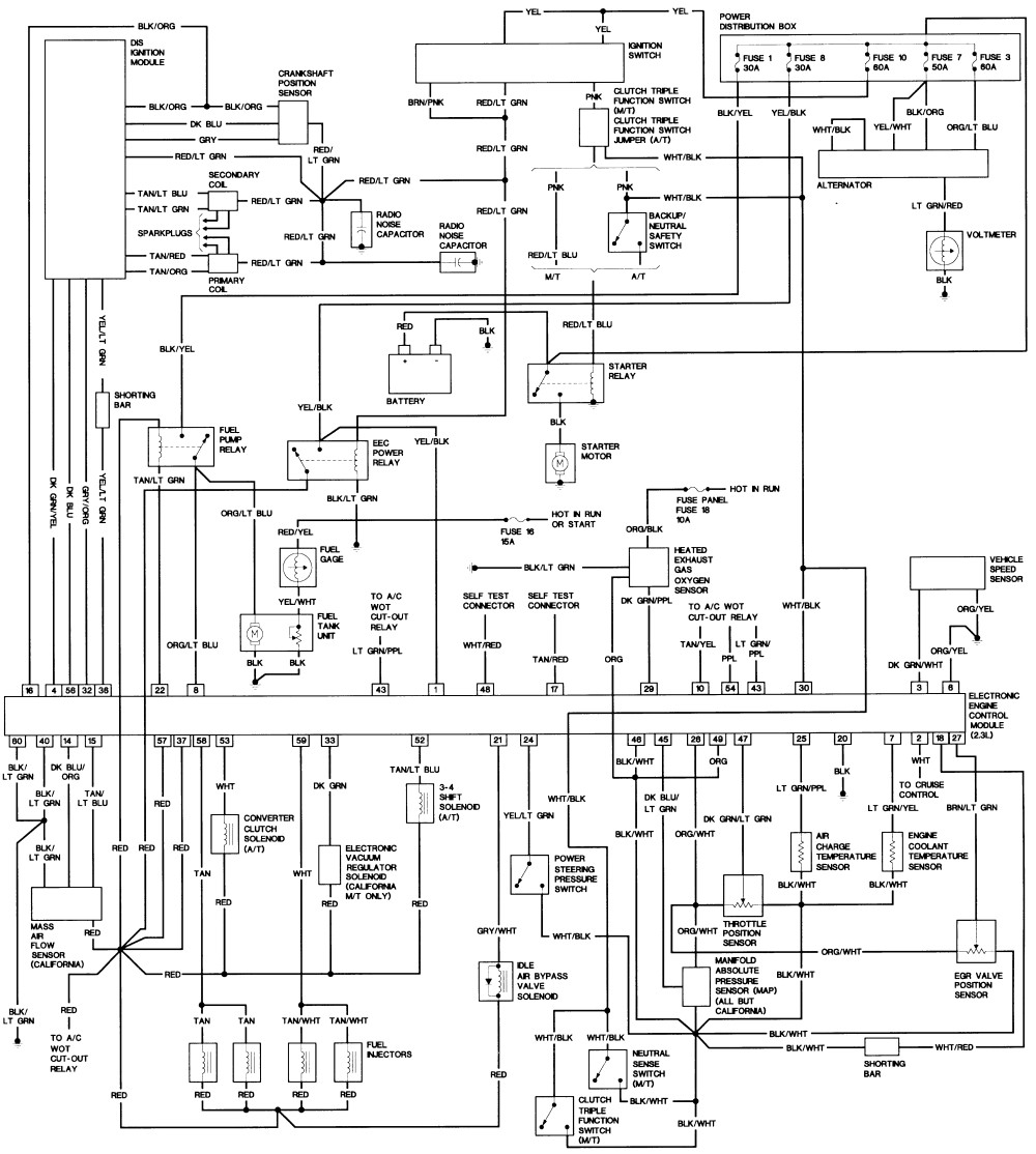 1999 Ford Ranger Wiring Diagram And 2004 To