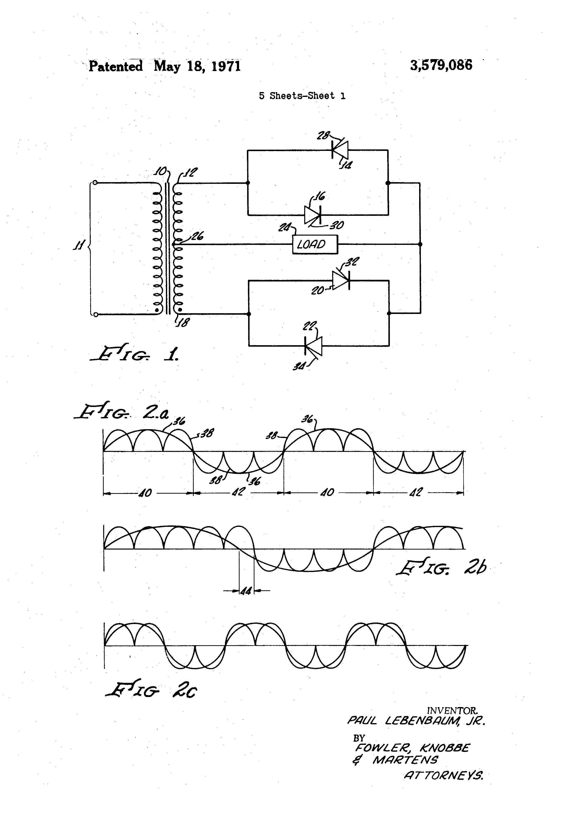 Patent Us Frequency Conversion Cycloconverter System For Drawing 12 lead generator wiring diagrams start Motor