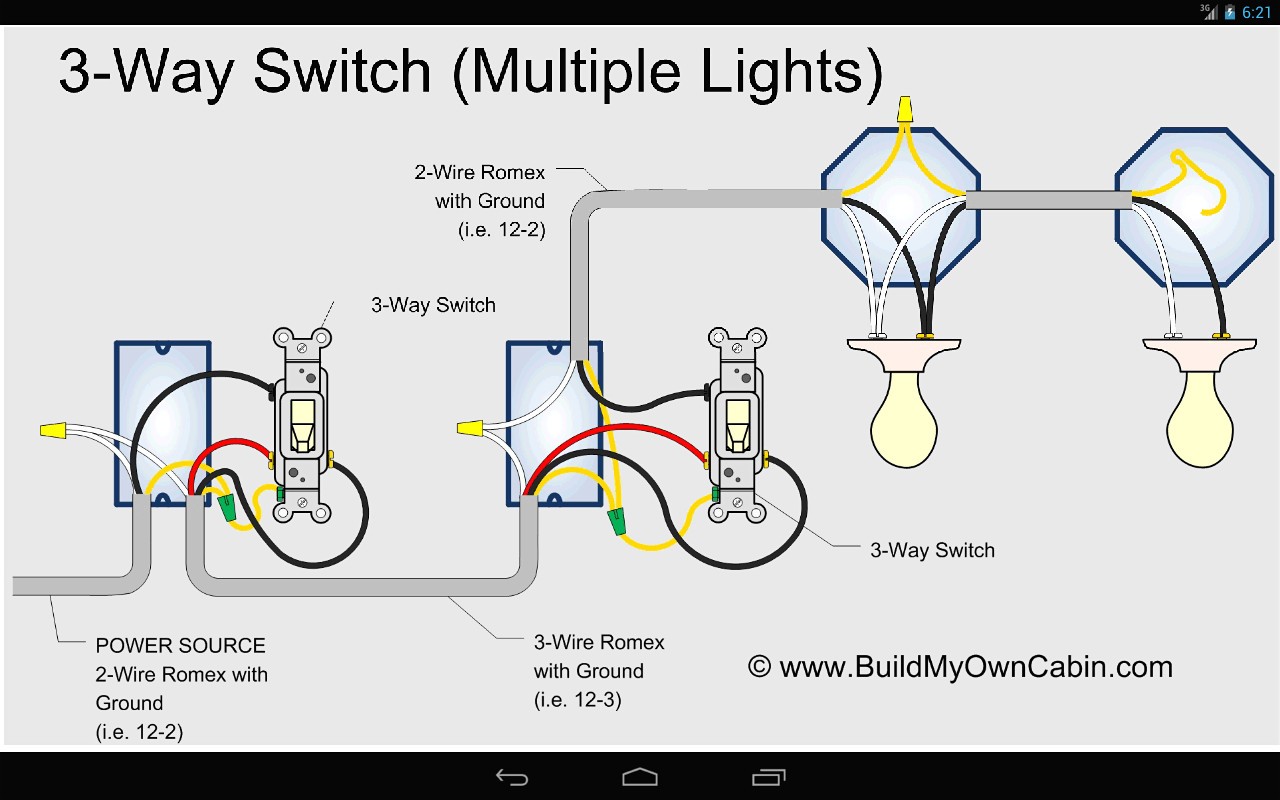 2 Light Switch Wiring Diagram Way Fair Two