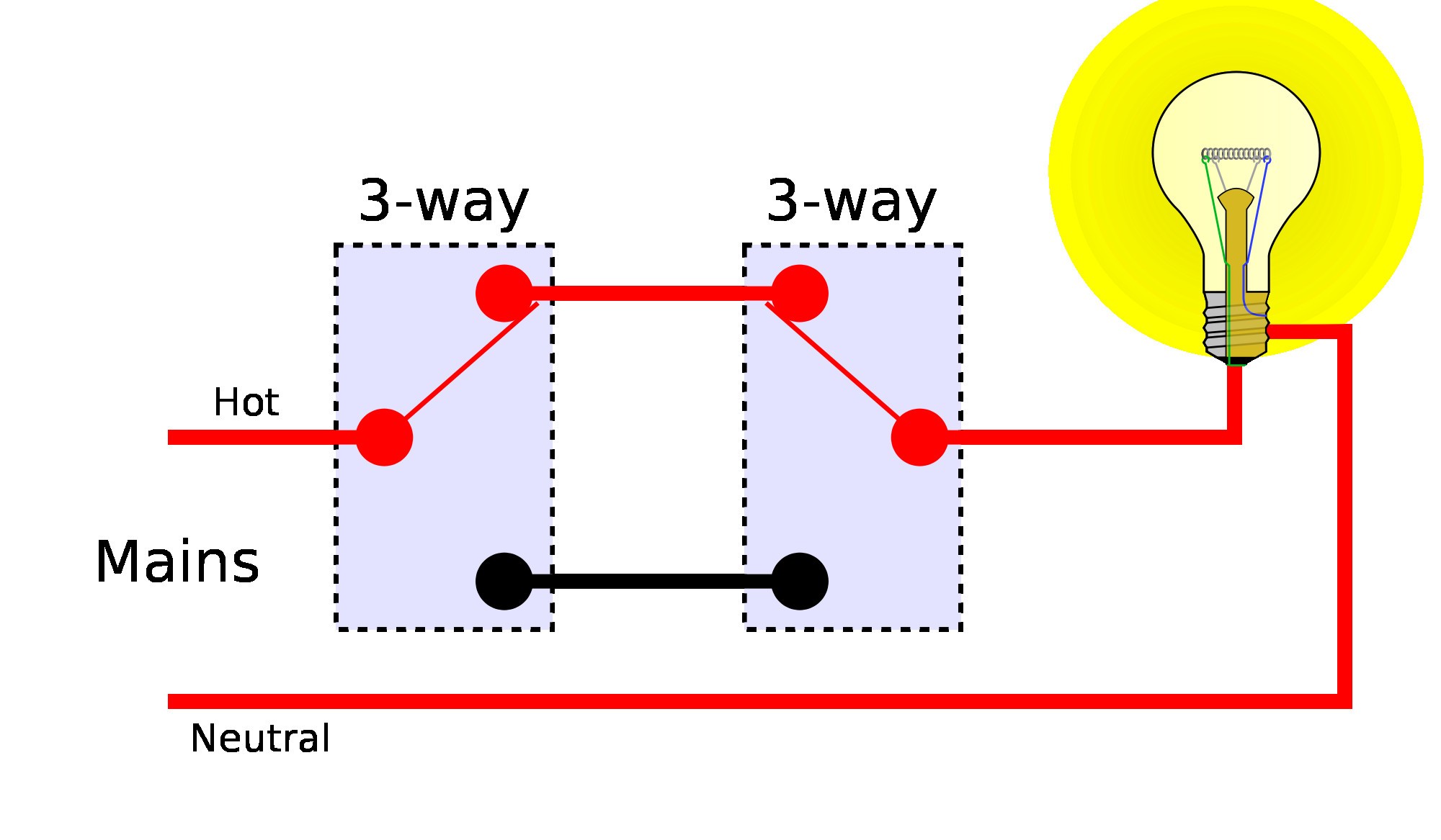 Wiring Diagram 3 Way Light Switch Gang 2 Amazing Two