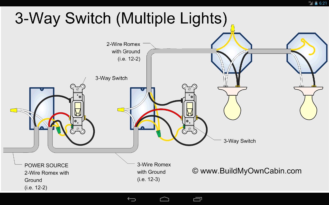3 Way Switch Wiring Diagram Multiple Lights Fitfathers Me Incredible