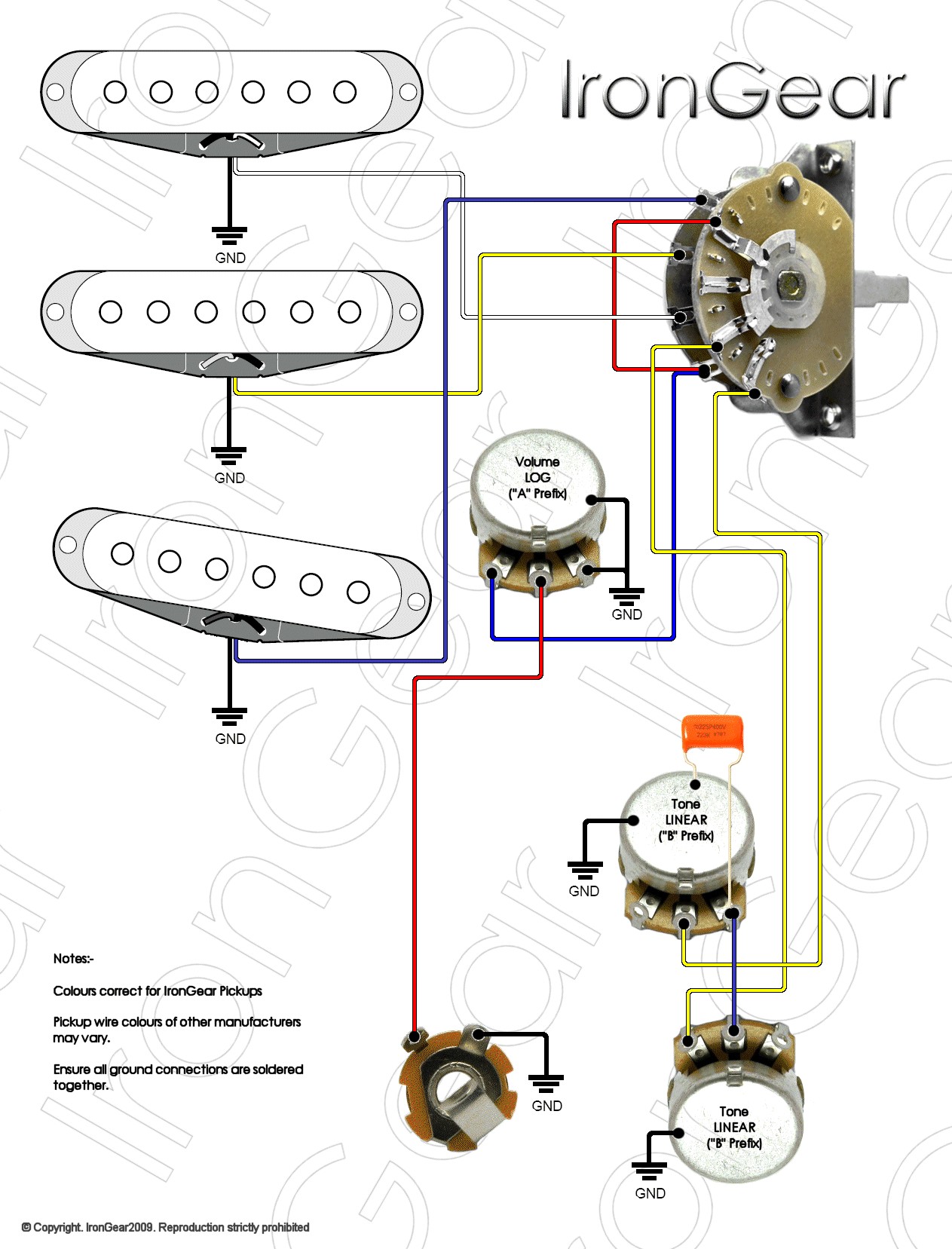 Three Pickup Wiring Diagram Wiring Diagrams Schematics