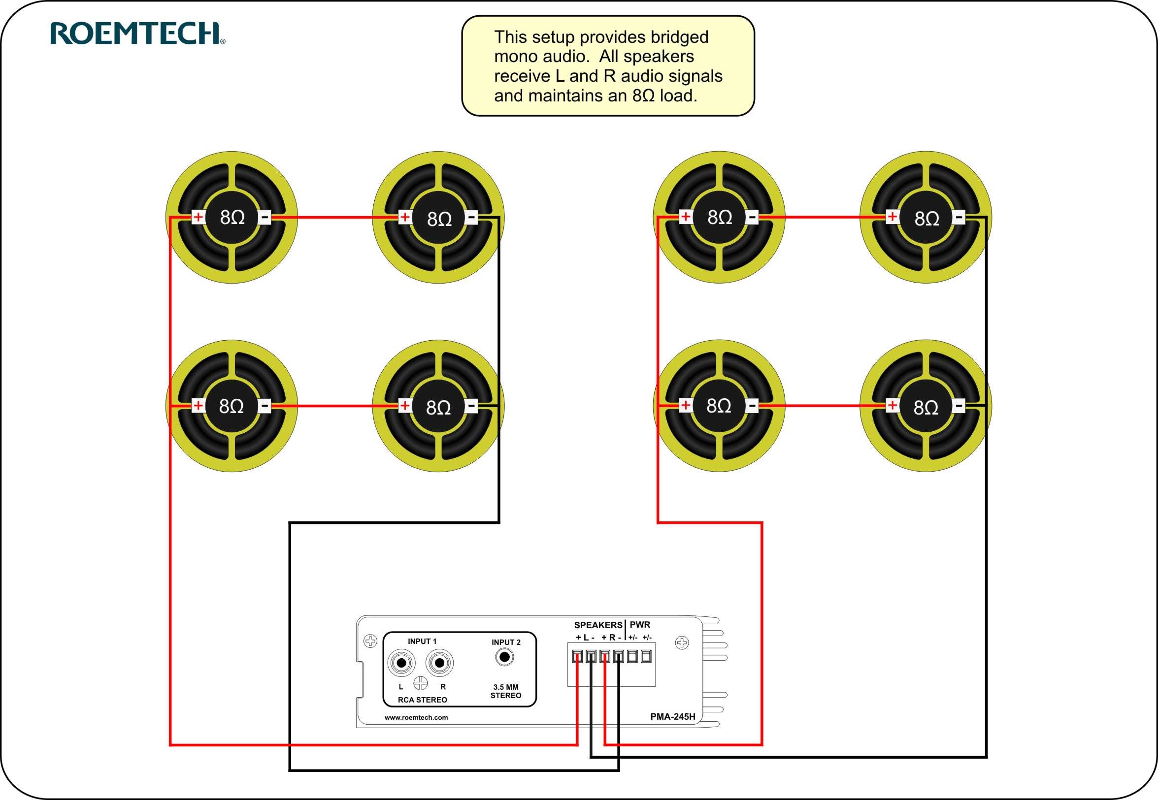 Classroom Audio Systems Multiple Speaker Wiring Diagram
