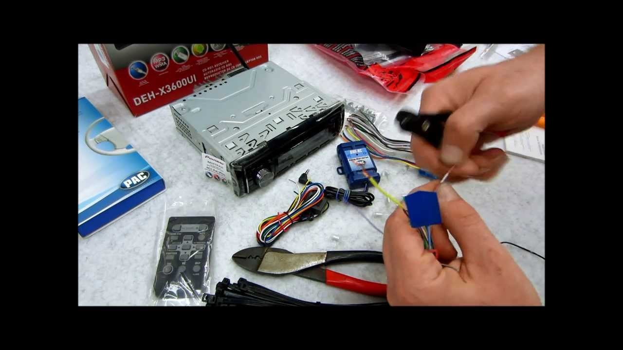 How to wire up and prep a new radio dash kit harness and steering wheel adapter