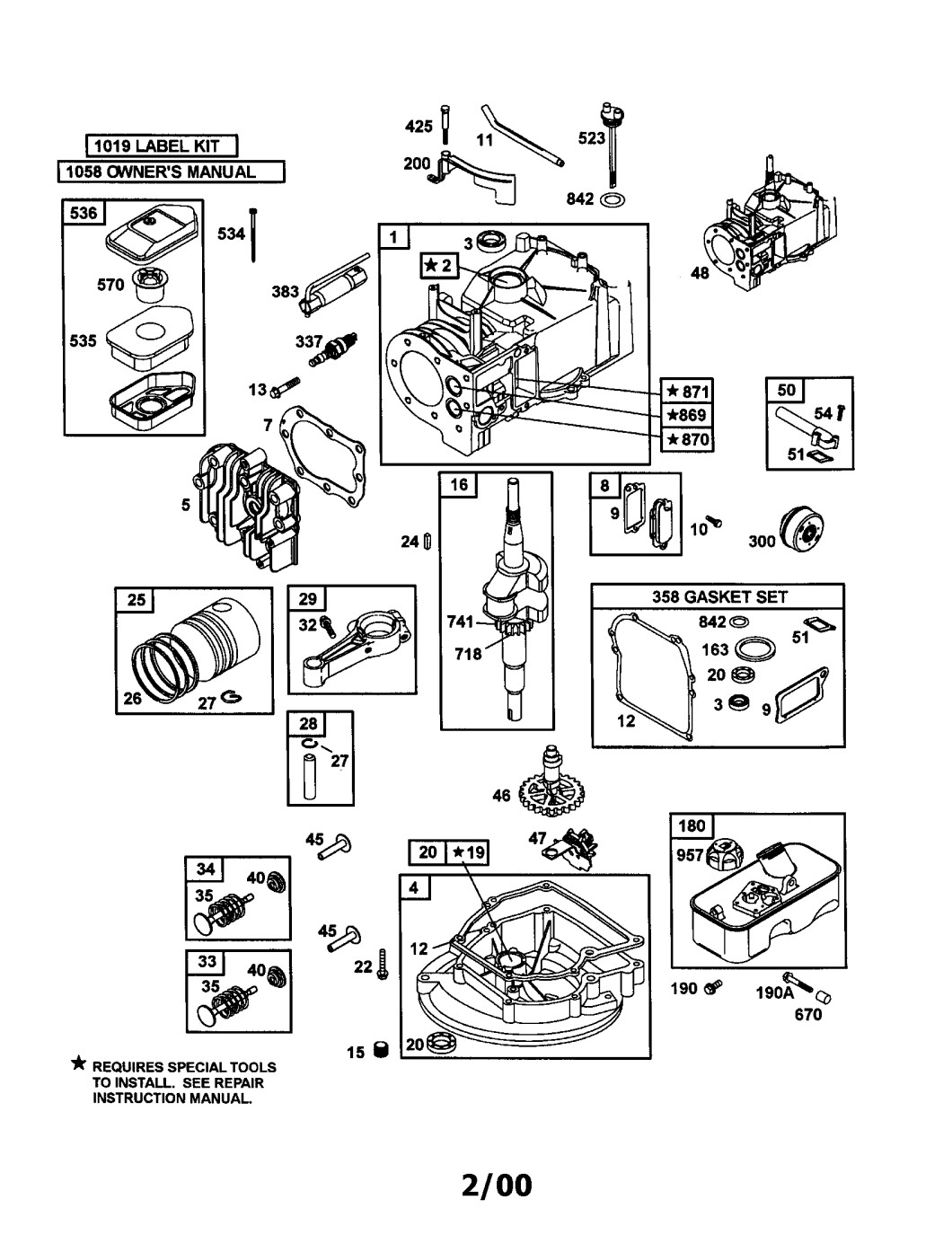 Briggs Stratton Spare Parts Manual