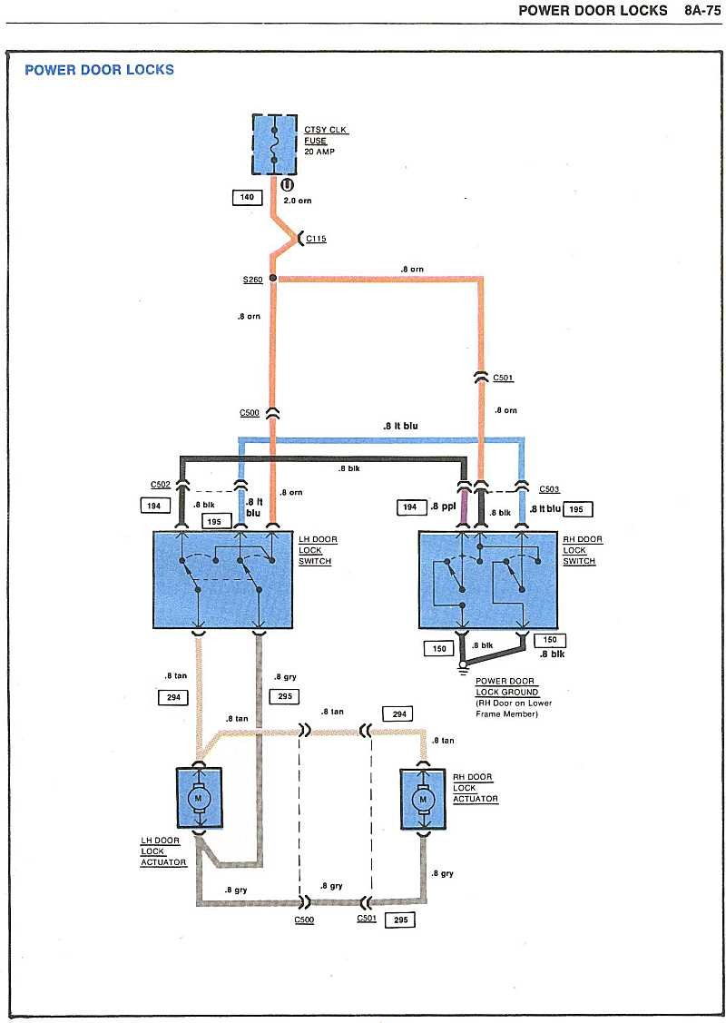 Power Door Lock Actuator Wiring Diagram How To Test Switch 1979 In Corvette