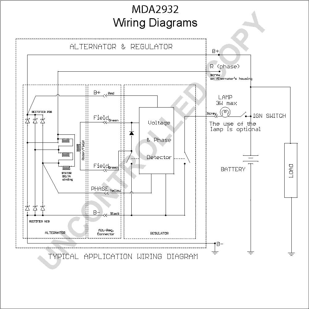 MDA2932 Wiring Diagram