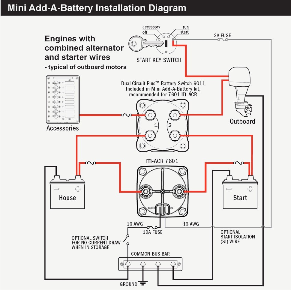 Marine Dual Battery Wiring Diagram Highroadny