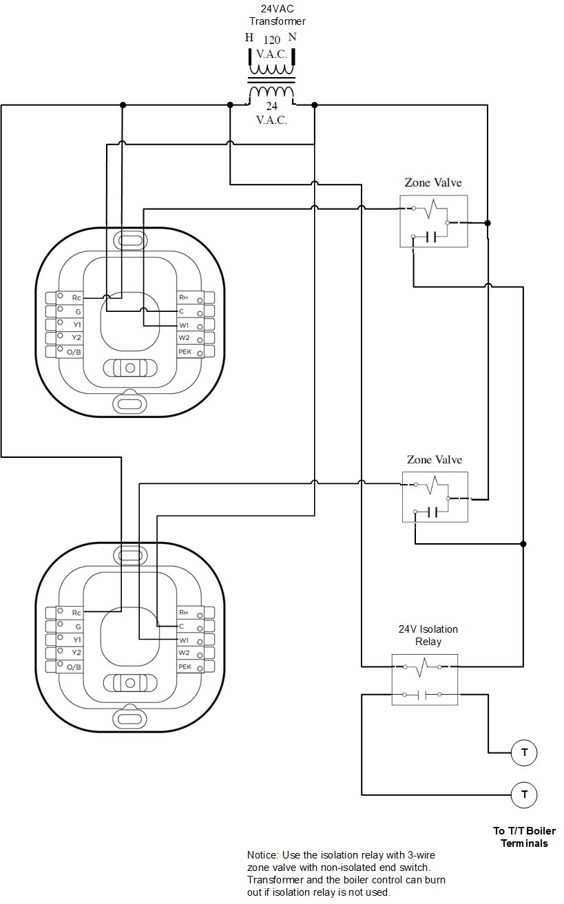 Ecobee Wiring Diagram With Ecobee3 Lite 3 Wire Zone Valves Jpg For Taco Valve