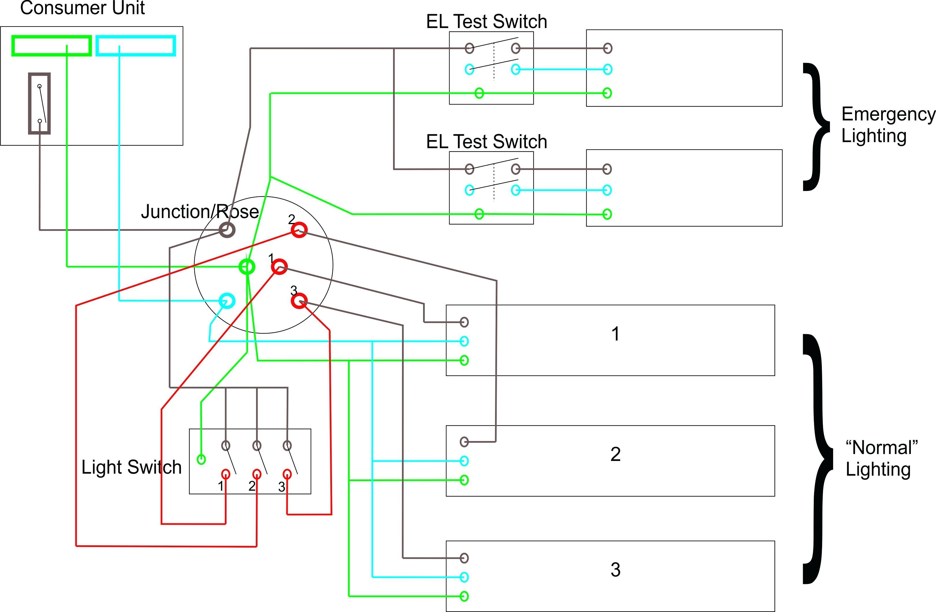 Emergency Light Ings Wiring Diagram Best For