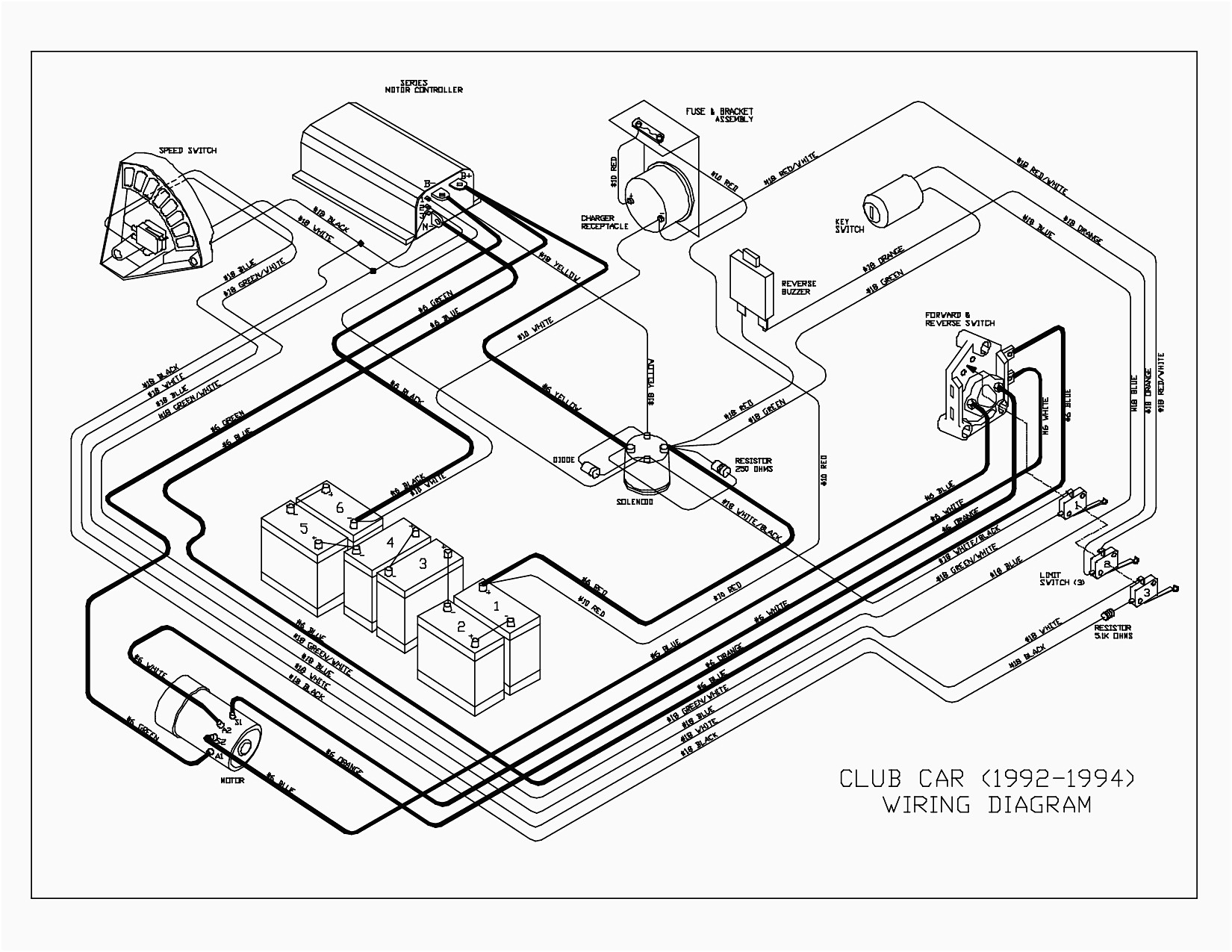 Ezgo Forward Reverse Switch Wiring Diagram from mainetreasurechest.com