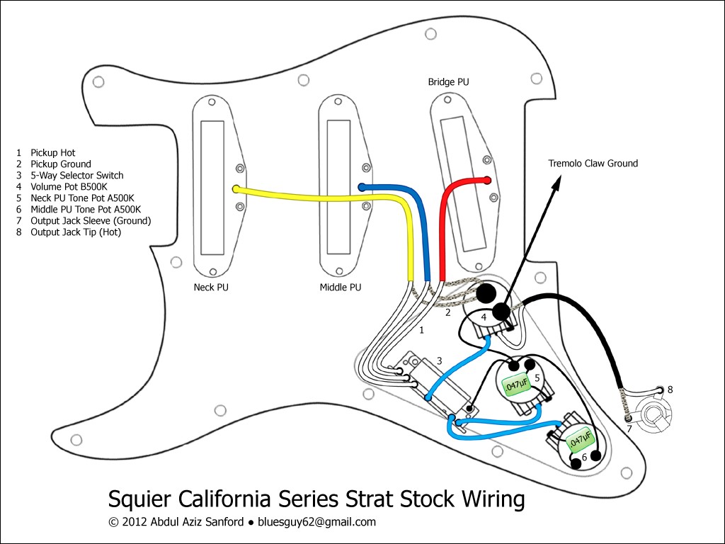 Squier California Series Strat Stock Wiring Diagram Talk Inside Fender Stratocaster