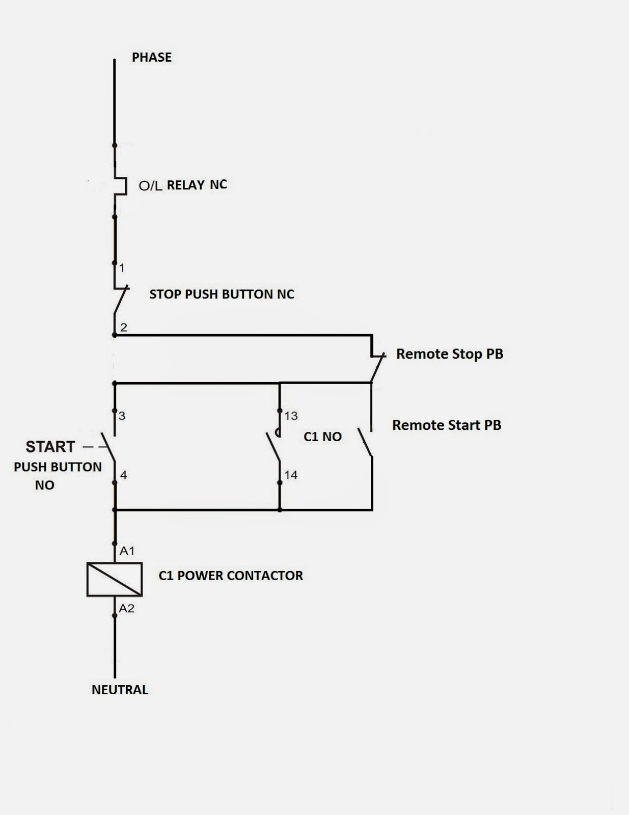 Electrical Standards Direct line Applications Reverse Forward Dol Starter With Remote Circuit full adder circuit
