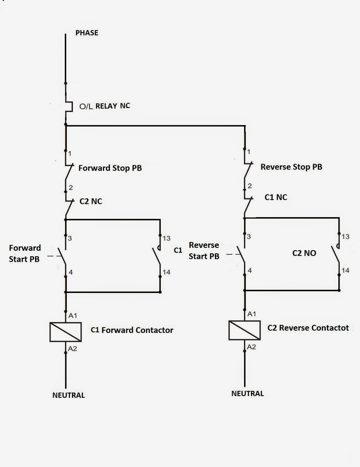 Forward And Reverse Circuit Diagram Zen Electrical Standards Direct line Applications light dark sensor circuit