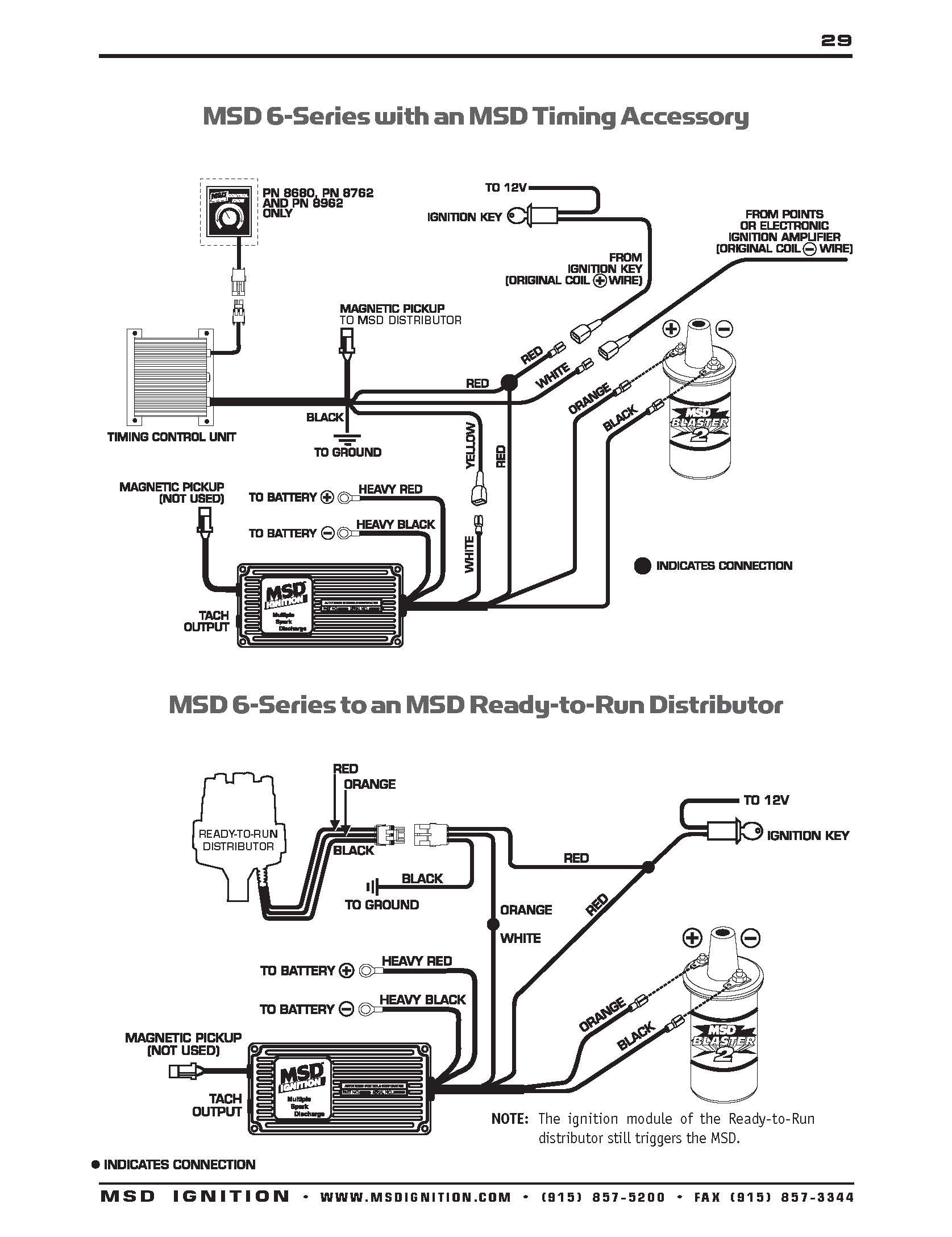 Msd Ignition Wiring Diagrams With Distributor Diagram To