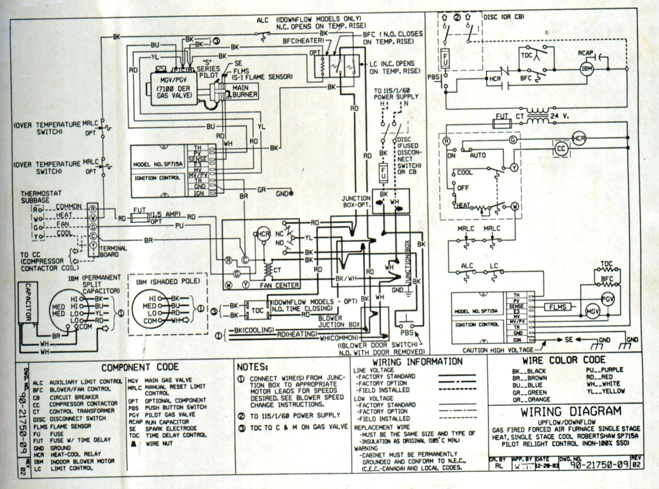 Air Conditioner thermostat Wiring Diagram Beautiful Goodman Furnace Wiring Diagram Manual Air Handler In Image