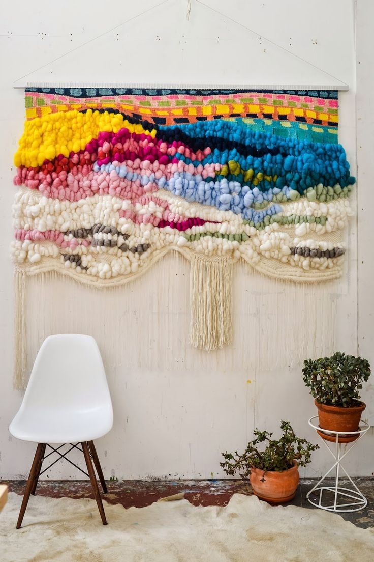 pop of color hanging tapestry aesthetic By Natalie Miller