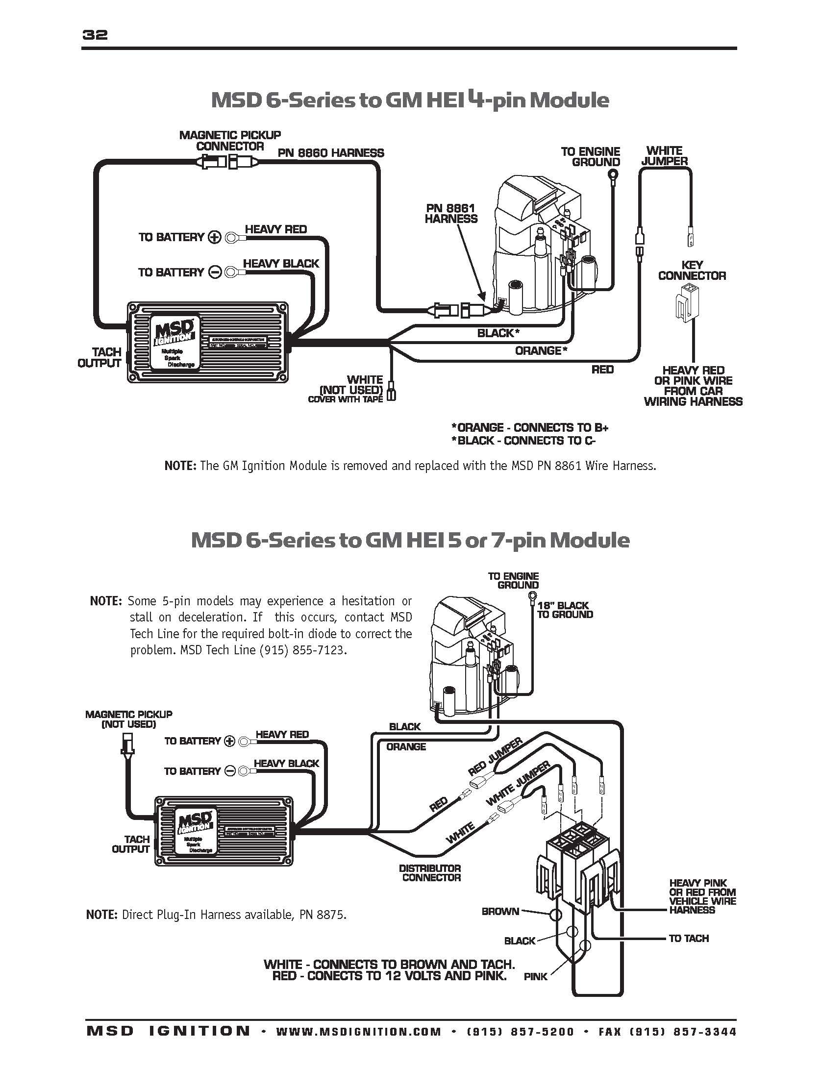 Msd Ignition Wiring Diagrams Throughout 6a Diagram To Distributor