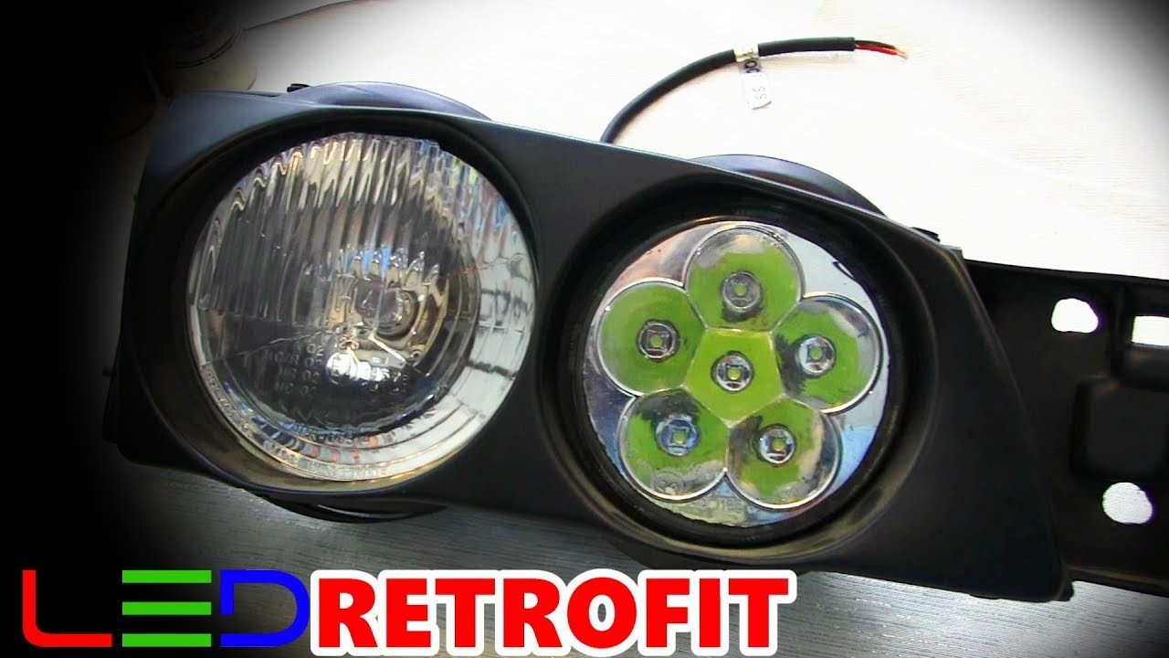 How to retrofit headlights Let s make dim lights stupid bright LED HELLA MORETTE