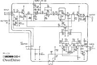 How to Read A Wiring Diagram Inspirational Boss Od 1 Overdrive Guitar Pedal Schematic Diagram
