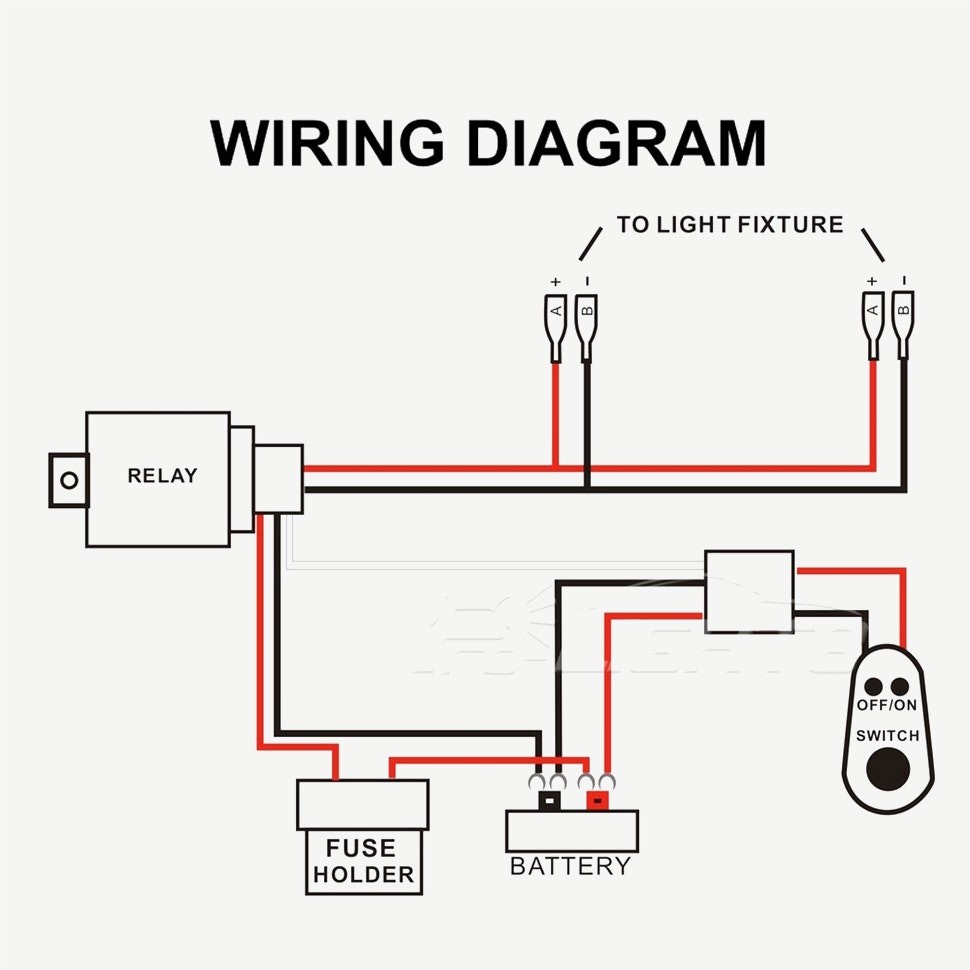 Wiring Diagram For Light Bar Led Light Bar Wiring Diagram With Switch Circuit And Schematics
