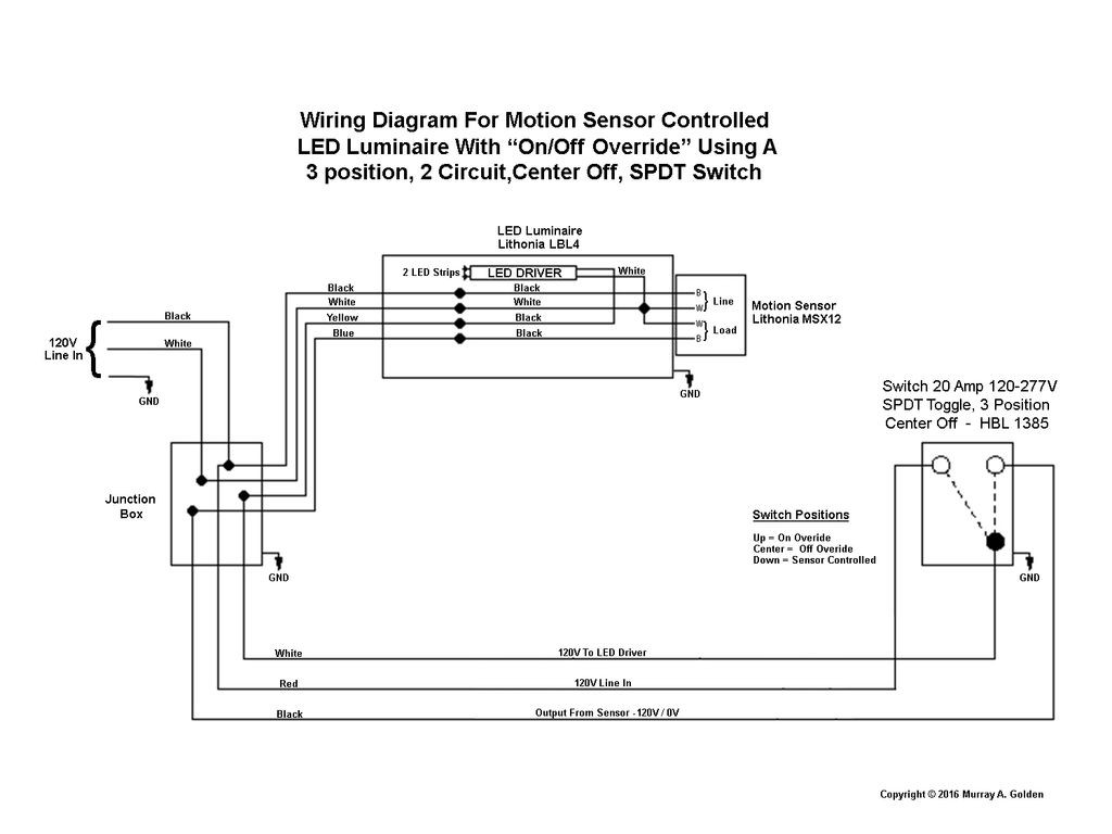 What Kind Switch To Operate And Bypass Motion Sensor Security Arresting Light Wiring Diagram