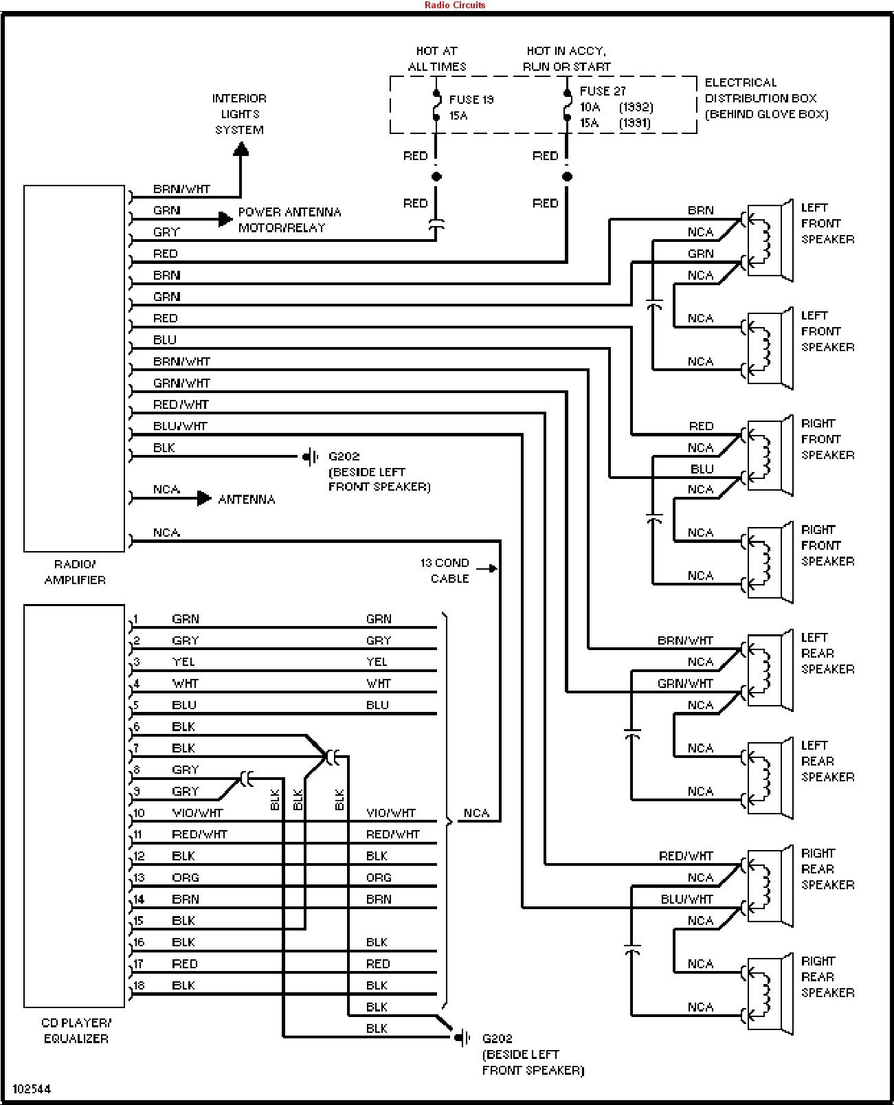 New Stereo Wiring Diagram