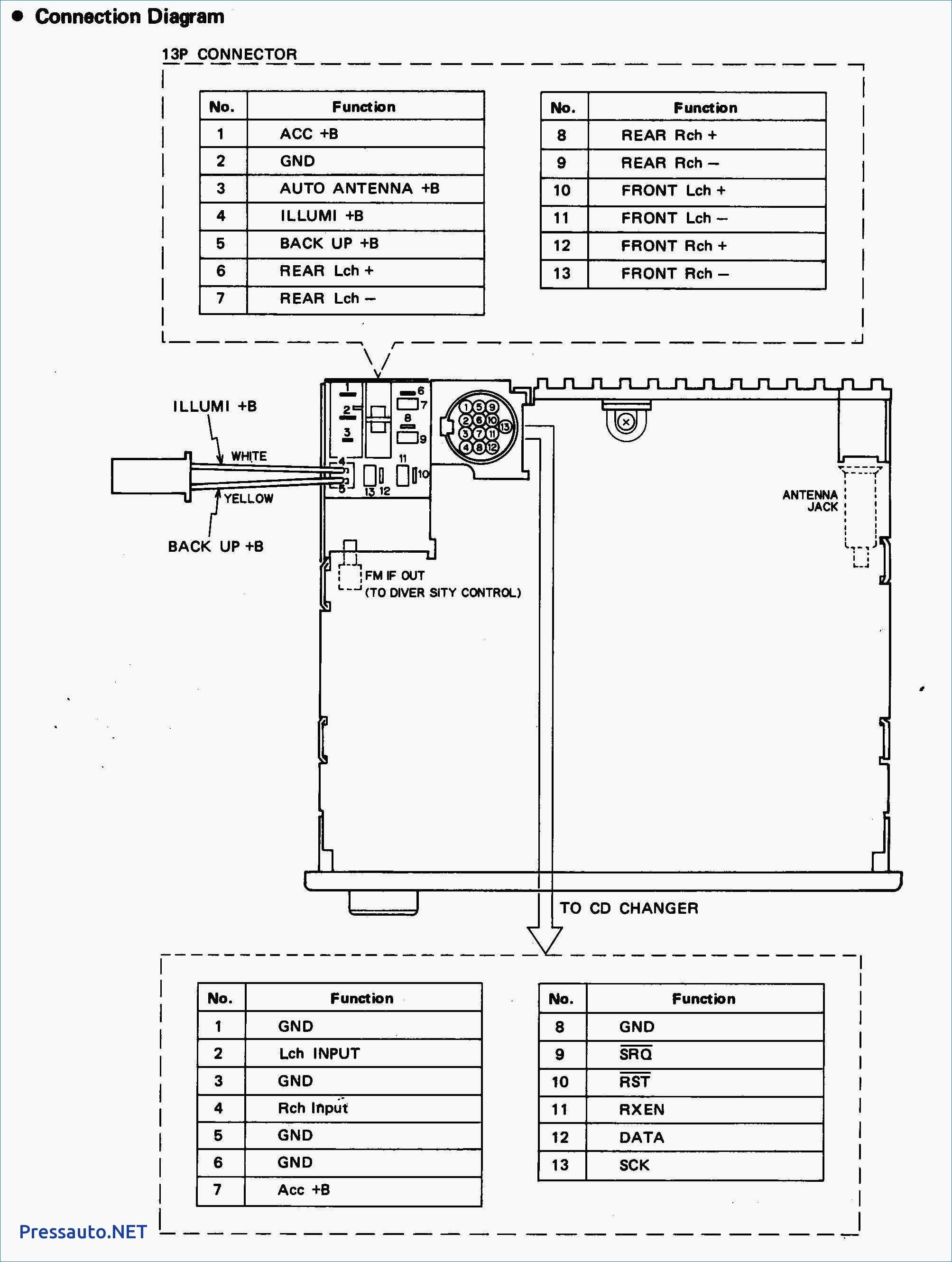 Pioneer Deh 150mp Wiring Diagram Inspirational Fine 15ub
