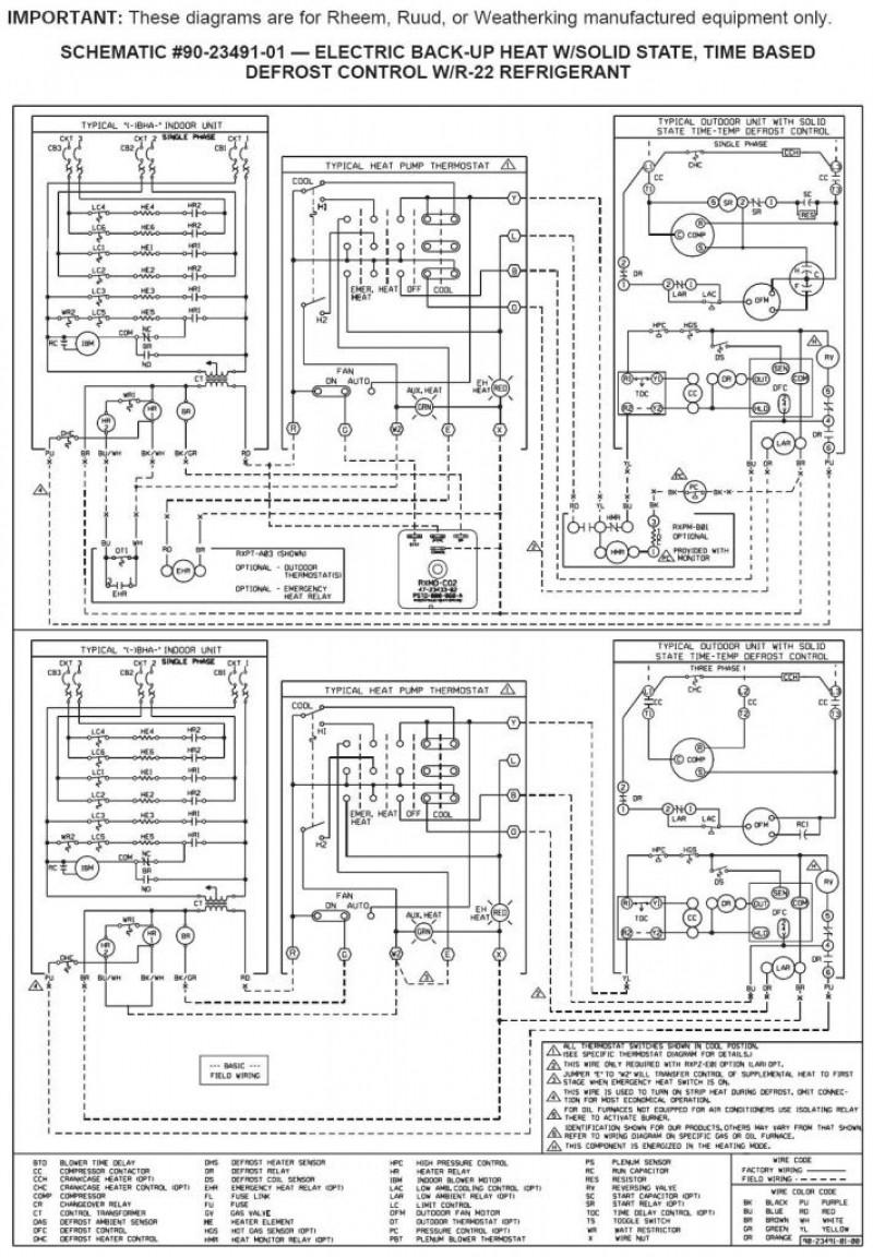 Rheem Heat Pump Wiring Diagram Fitfathers Me Noticeable Diagrams
