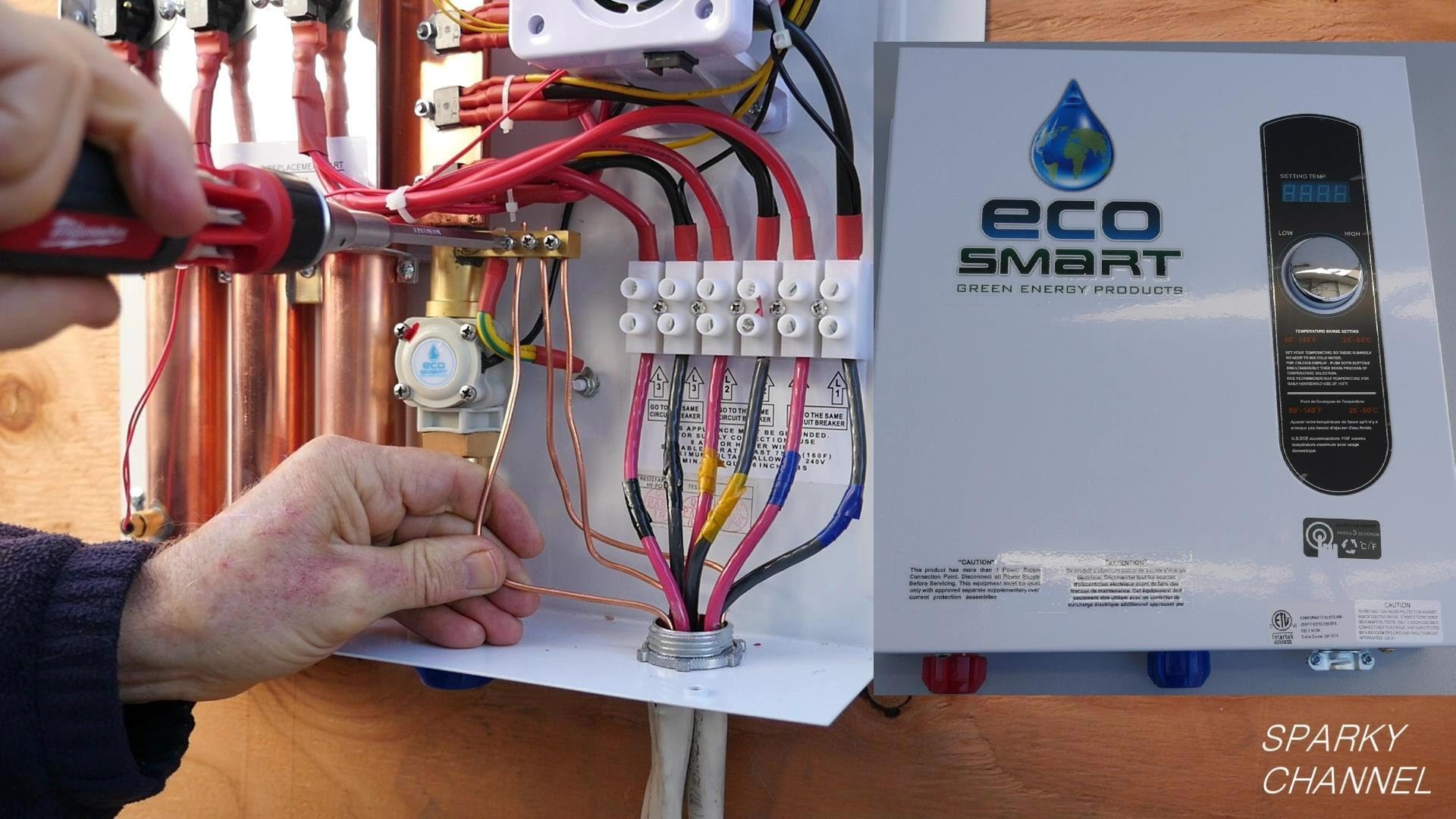How to Wire an EcoSmart Eco 27 Electric Tankless Water Heater
