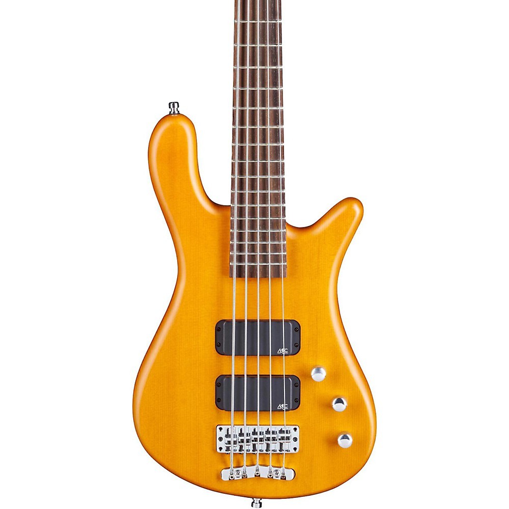 RockBass by Warwick Streamer Rockbass Standard 5 String Electric Bass Guitar Honey Violin