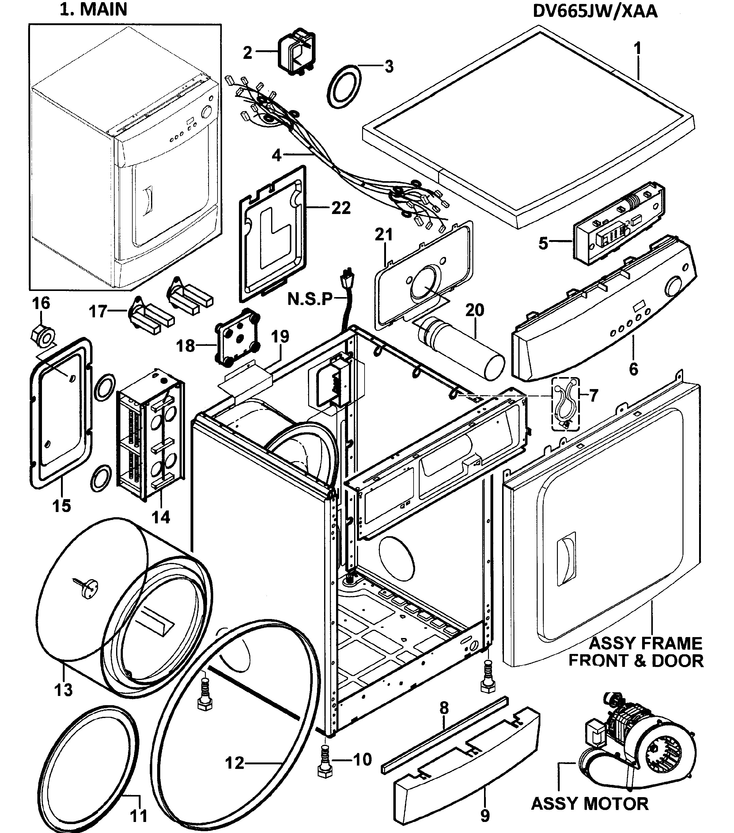 Samsung Dryer Wiring Diagram | Wiring Diagram Image