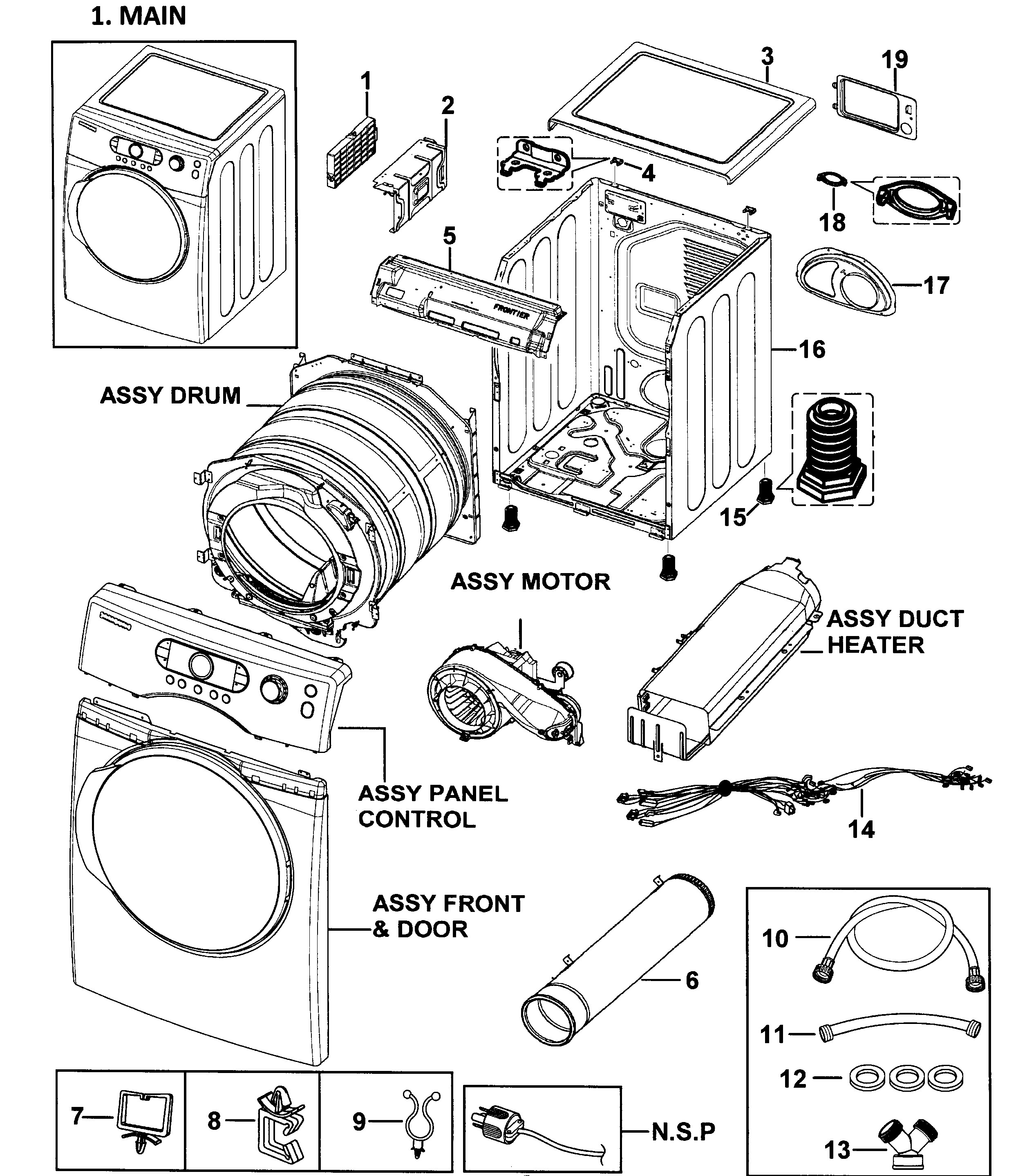 Samsung Dryer Dv218aew  Xaa Wiring Diagram
