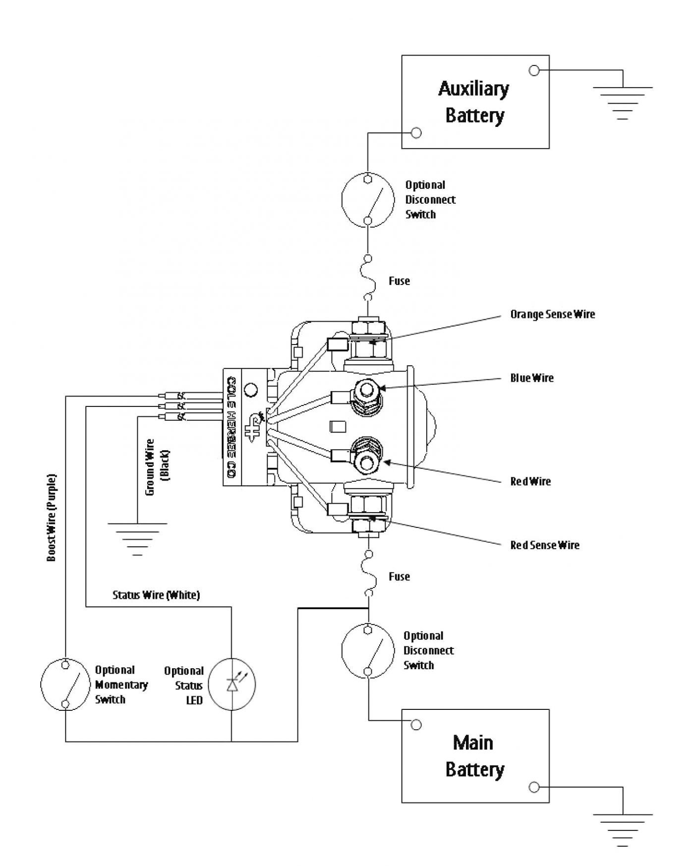 Battery isolator Wiring Diagram Fresh Battery isolator Wiring Diagram