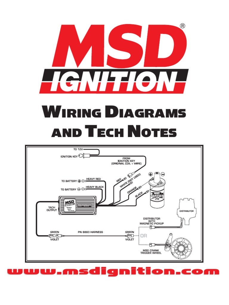 MSD IGNITION Wiring Diagrams and Tech Notes Distributor