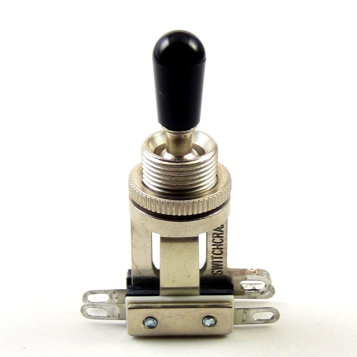 Switchcraft Short Frame Toggle Switch w Black Switch Tip