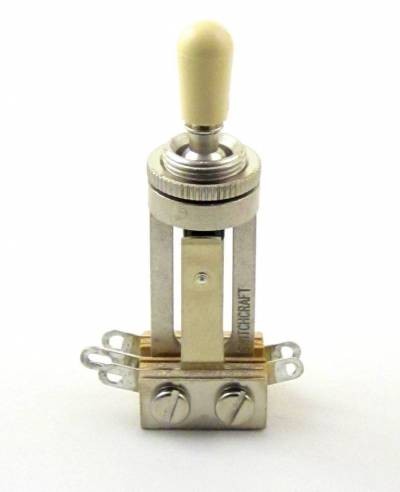 Switchcraft Long Straight 3 Way Toggle Switch For Gibson Les Paul from Switchcraft