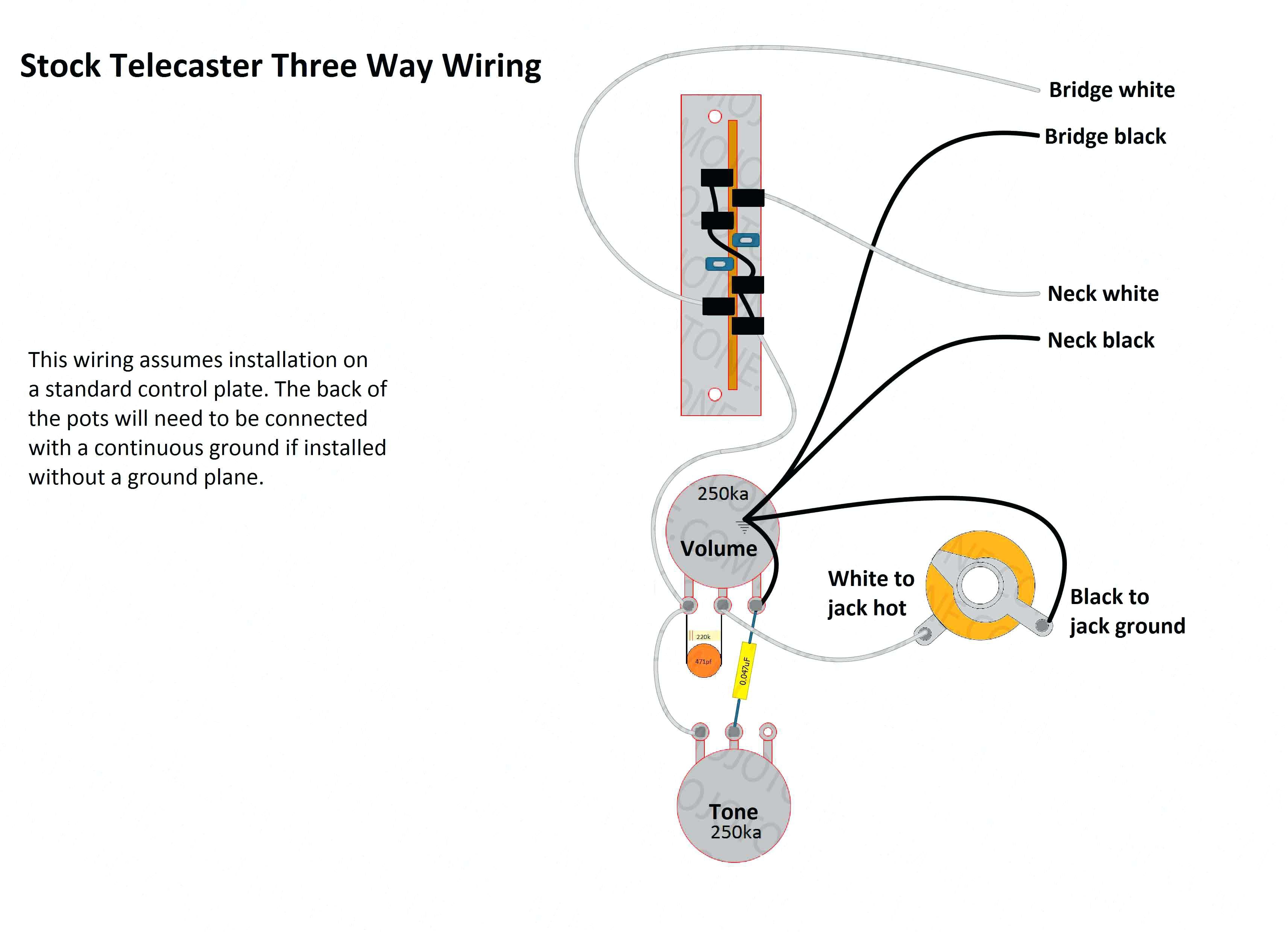 3 Way Wiring Diagrams Lovely 3 Way Wire Diagram Alternator Wiring ford for Pickup Telecaster