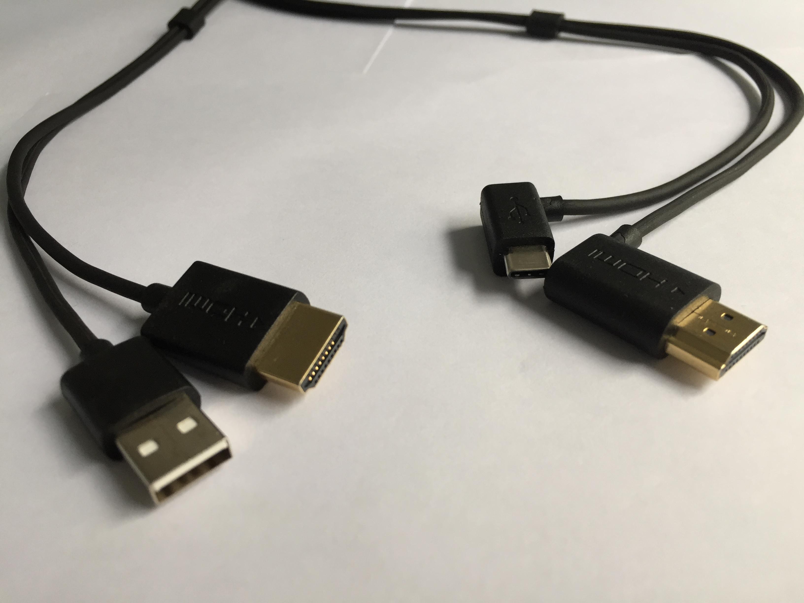 3 0mm OD USB HDMI 2 in 1 Cable Custom for VR 3 0 6mm OD