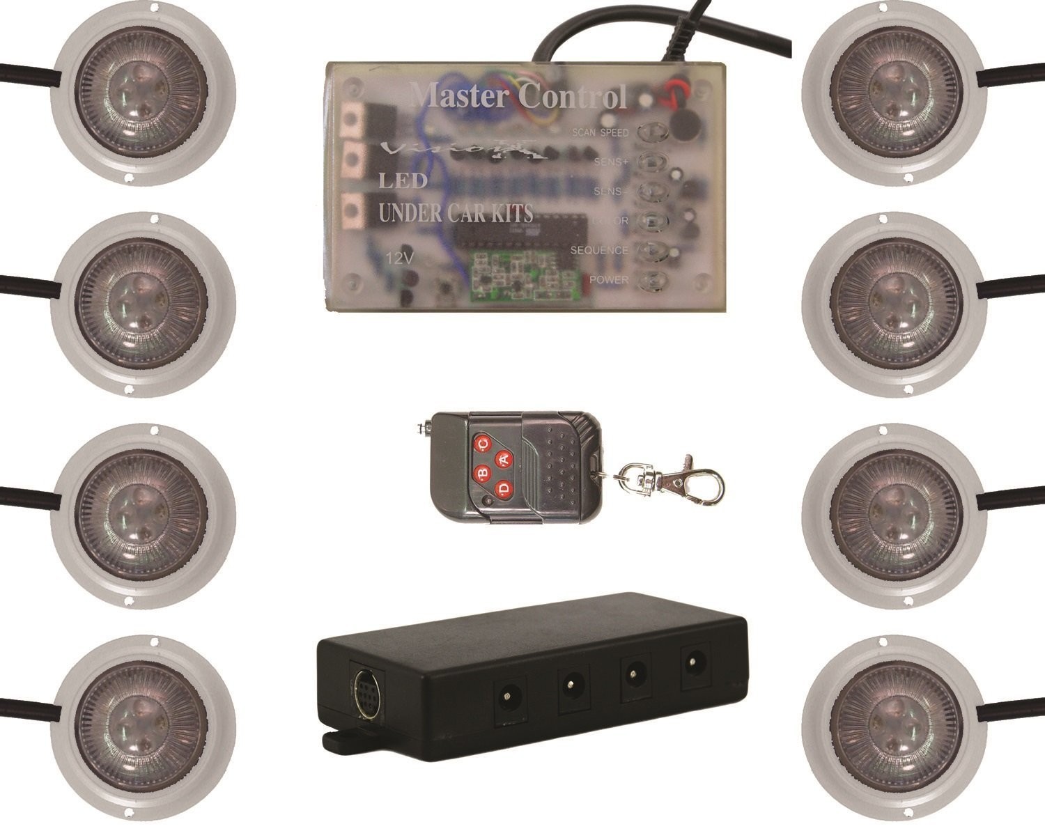 Amazon Vision X Lighting HIL STW Superwhite LED Strobe and Rock Light Kit Automotive
