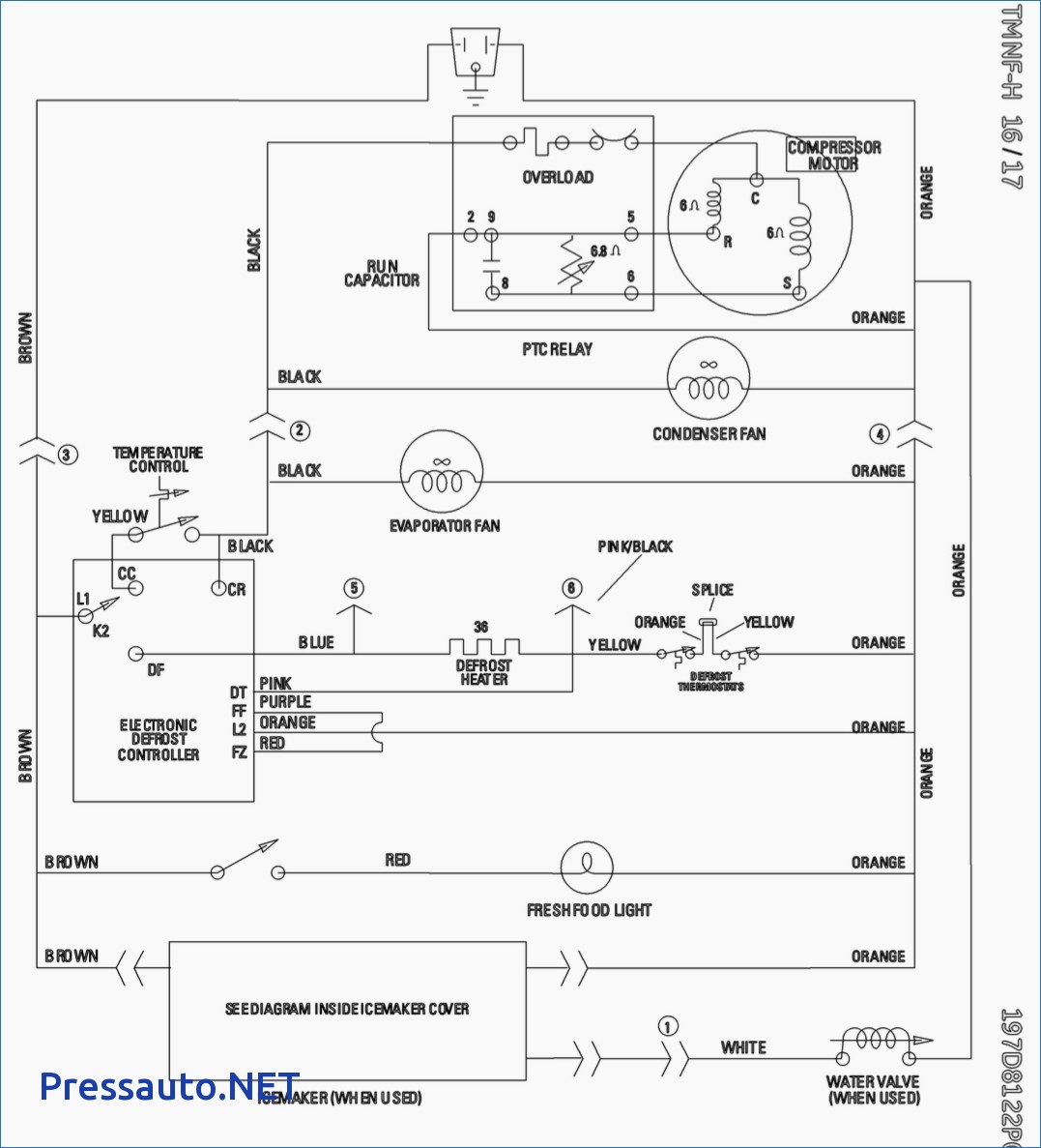 Diagrams Whirlpool Refrigerator Wiring Diagram Thoughtexpansion Also