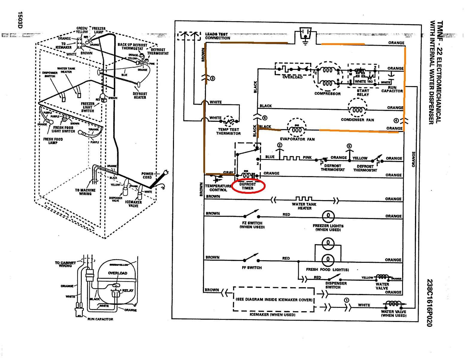 Amana Refrigerator Schematic Diagram Service Within Whirlpool Wiring