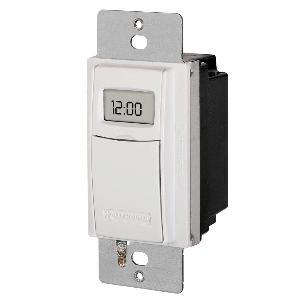 15 Amp Astronomic Digital In Wall Timer White