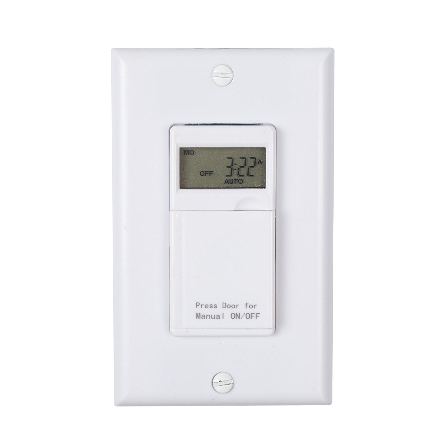 Century 7 Day Programmable In Wall Timer Switch for Lights fans and Motors